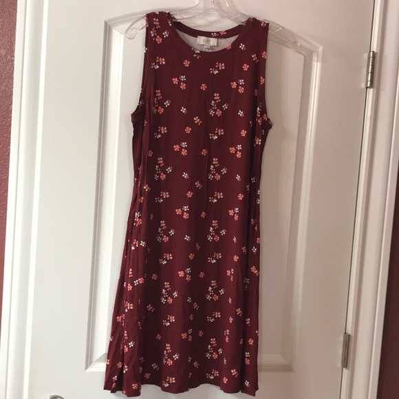 LOFT Dresses & Skirts - Burgundy dress, Loft brand. Never worn